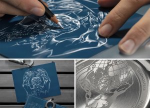 Zegarek męski Venezianico 4521558-SET niebieski 10