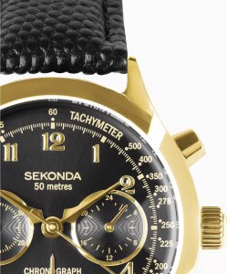 Zegarek Sekonda Zegarek męski Sekonda 30237 czarny 4