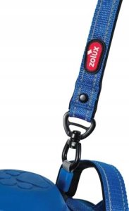 Zolux Szelki ze smyczą automatyczną Easyride M niebieskie 8