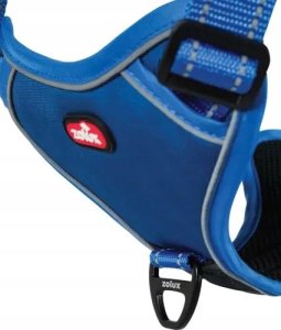 Zolux Szelki ze smyczą automatyczną Easyride M niebieskie 9