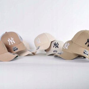47brand Czapka z daszkiem '47 New York Yankees MVP Branson beżowa B-BRANS17CTP-NT 13