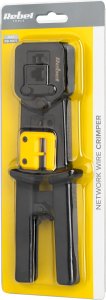 Rebel Tools Zaciskarka zaciskacz wtyków przelotowych RJ45 RJ12 RJ11 6/8P Rebel 5