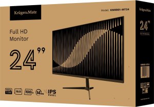 Monitor LED bezramkowy Kruger&Matz 24" FullHD 100Hz IPS HDMI VGA głośniki 9