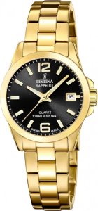 Zegarek damski Festina F20050-4 złoty 1