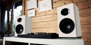 Głośniki do komputera bluetooth Laudberg XS1W 2.0 Białe 80W pilot HDMI ARC USB DAC 4