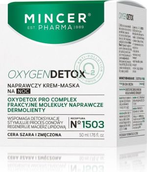 Mincer Pharma Oxygen Detox Naprawczy krem-maska na noc nr 1503 50ml 1