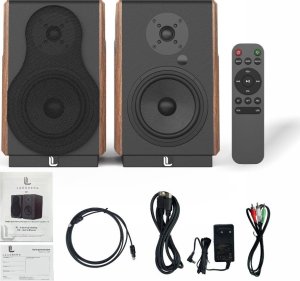 Głośniki półkowe kolumny podstawkowe Laudberg M1 2.0 do telewizora 120W HDMI ARC 8