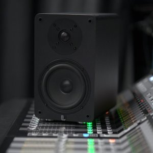 Głośniki półkowe kolumny podstawkowe Laudberg S1 2.0 do telewizora 100W HDMI ARC 4