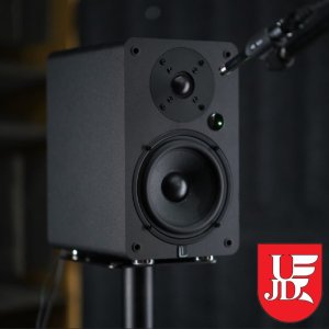 Głośniki półkowe kolumny podstawkowe Laudberg S1 2.0 do telewizora 100W HDMI ARC 5