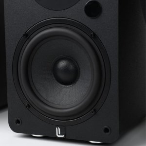 Głośniki półkowe kolumny podstawkowe Laudberg S1 2.0 do telewizora 100W HDMI ARC 8