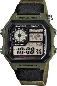 Zegarek męski Casio AE-1200WHUB-8AVEF czarny 1