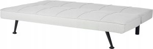Beliani Sofa rozkładana jasnoszara HASLE 6