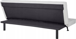 Beliani Sofa rozkładana jasnoszara HASLE 7