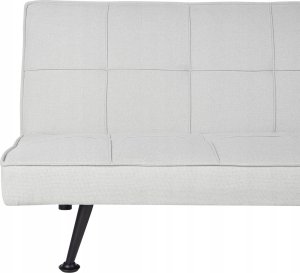 Beliani Sofa rozkładana jasnoszara HASLE 8