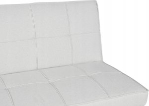 Beliani Sofa rozkładana jasnoszara HASLE 9