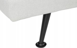 Beliani Sofa rozkładana jasnoszara HASLE 10