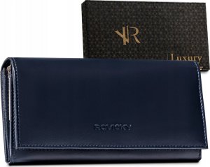Rovicky Duży skórzany portfel z systemem RFID Protect 1