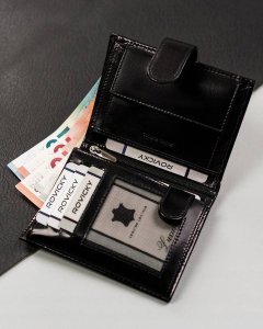 Rovicky Skórzany, duży portfel męski z systemem RFID 6