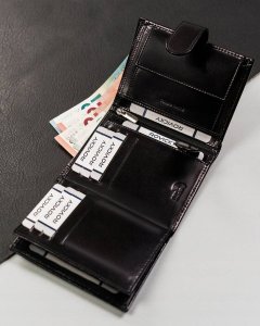 Rovicky Skórzany, duży portfel męski z systemem RFID 8