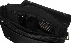 Torba Peterson Skórzana, męska torba na laptopa 7