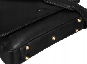 Torba Peterson Skórzana, męska torba na laptopa 10