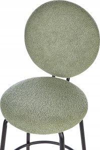 Beliani Krzesło barowe Zestaw 2 Boucle Jasnozielony EMERY 8