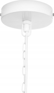 Lampa wisząca Beliani Lampa wisząca pleciona papierowa beżowa SAISI 7