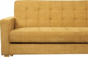 Beliani Sofa rozkładana żółta VEHKOO 9