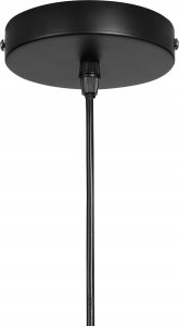 Lampa wisząca Beliani Lampa wisząca czarna LUNGA 8