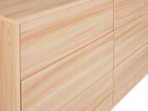 Beliani Komoda jasne drewno SHARPE 6