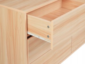 Beliani Komoda jasne drewno SHARPE 7
