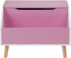 Beliani Szafka na zabawki różowa CASPER 5