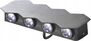 Kinkiet Beliani Zestaw 2 lamp ściennych zewnętrznych LED czarny WELDON 8