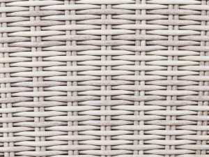 Beliani Krzesło ogrodowe Zestaw 2 Polyrattan Beżowoszary CASCAIS 13