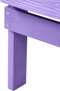Beliani Krzesło ogrodowe MDF Purpurowy ADIRONDACK 7