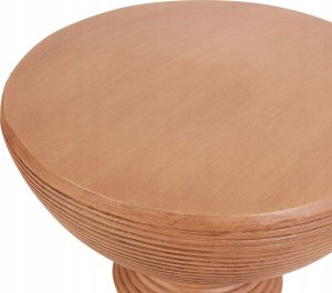 Beliani Stolik pomocniczy jasne drewno CALDARO 5