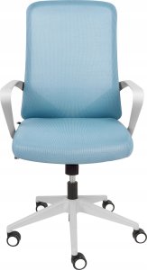 Krzesło biurowe Beliani Fotel biurowy Błękitny EXPERT 3