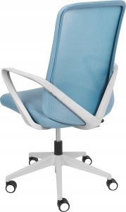 Krzesło biurowe Beliani Fotel biurowy Błękitny EXPERT 4