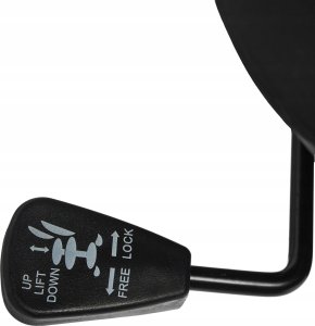 Krzesło biurowe Beliani Fotel biurowy Błękitny EXPERT 8