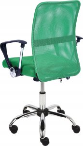 Krzesło biurowe Beliani Fotel biurowy Zielony BEST 5