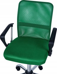 Krzesło biurowe Beliani Fotel biurowy Zielony BEST 6