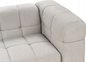 Beliani Sofa 3-osobowa boucle szara MULLOLA 7