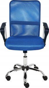 Krzesło biurowe Beliani Fotel biurowy Niebieski BEST 4