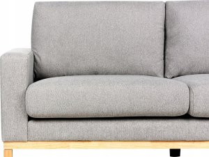 Beliani Sofa 2-osobowa szara SIGGARD 6