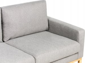 Beliani Sofa 2-osobowa szara SIGGARD 7