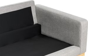 Beliani Sofa 3-osobowa szara SIGGARD 8