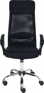 Krzesło biurowe Beliani Fotel biurowy Czarny PIONEER II 4