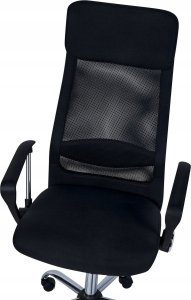 Krzesło biurowe Beliani Fotel biurowy Czarny PIONEER II 6