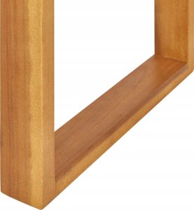 Beliani Stół ogrodowy 40 x 40 cm Drewno Jasne drewno BELLANO 6