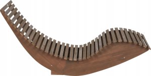 Beliani Leżak Drewno Złamana biel BRESCIA 9